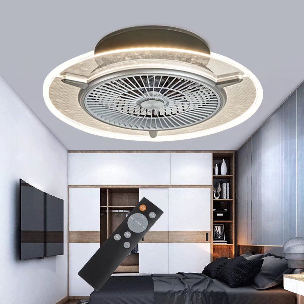 Luxurious Gold LED Ceiling Lamp And Fan By Homeroots | Ceiling Lamps | Modishstore - 3