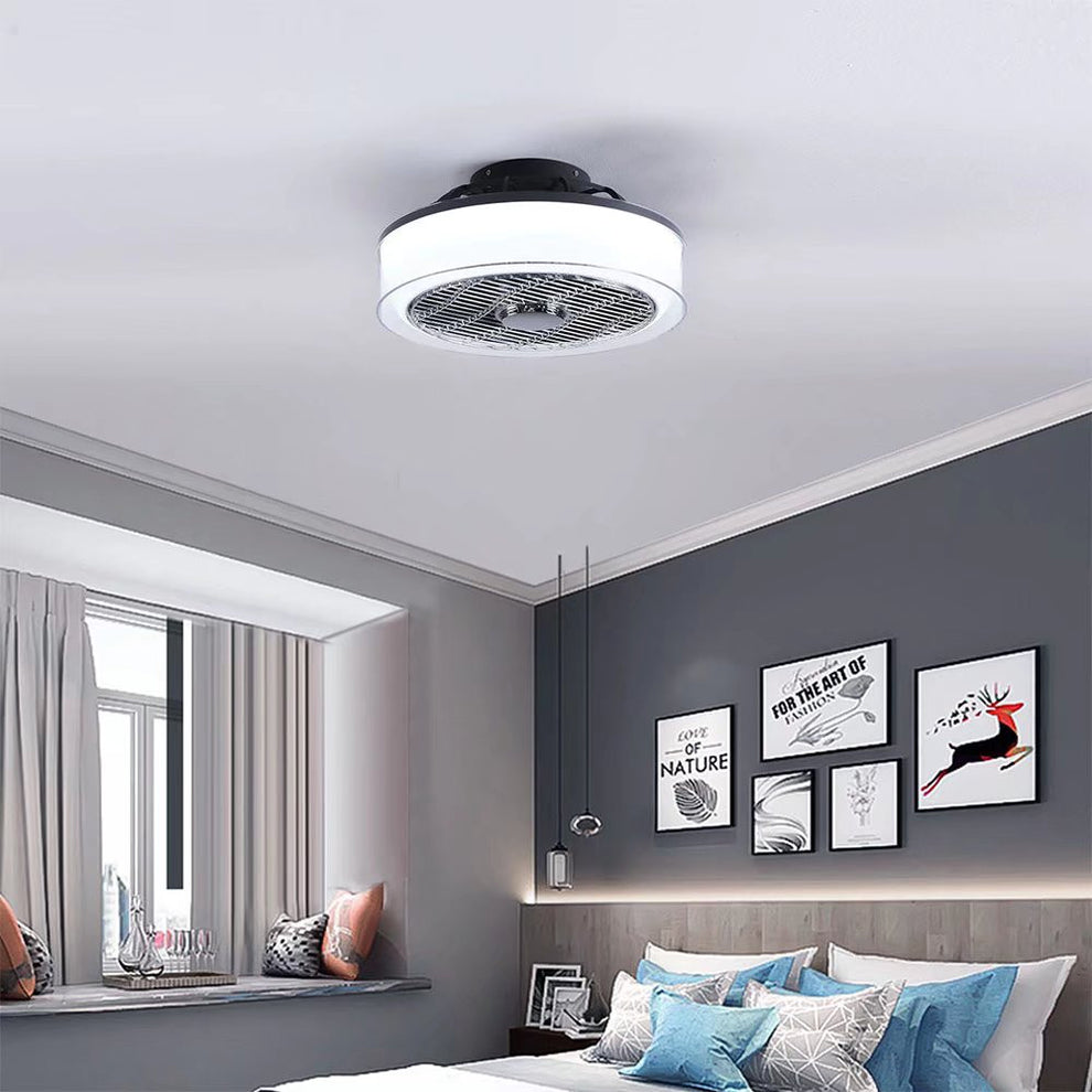 Industrial Ceiling Fan and Light By Homeroots | Ceiling Lamps | Modishstore - 3