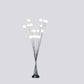 62" Golden Chrome Contemporary Multi Light LED Floor Lamp By Homeroots | Floor Lamps | Modishstore - 9