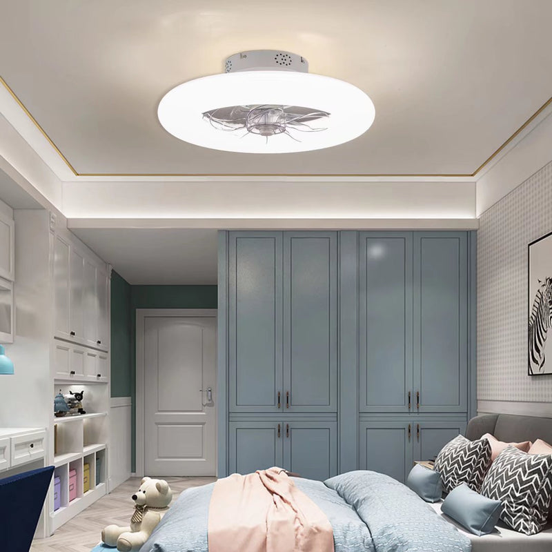 Minimalist Ceiling Fan and Light By Homeroots | Ceiling Lamps | Modishstore