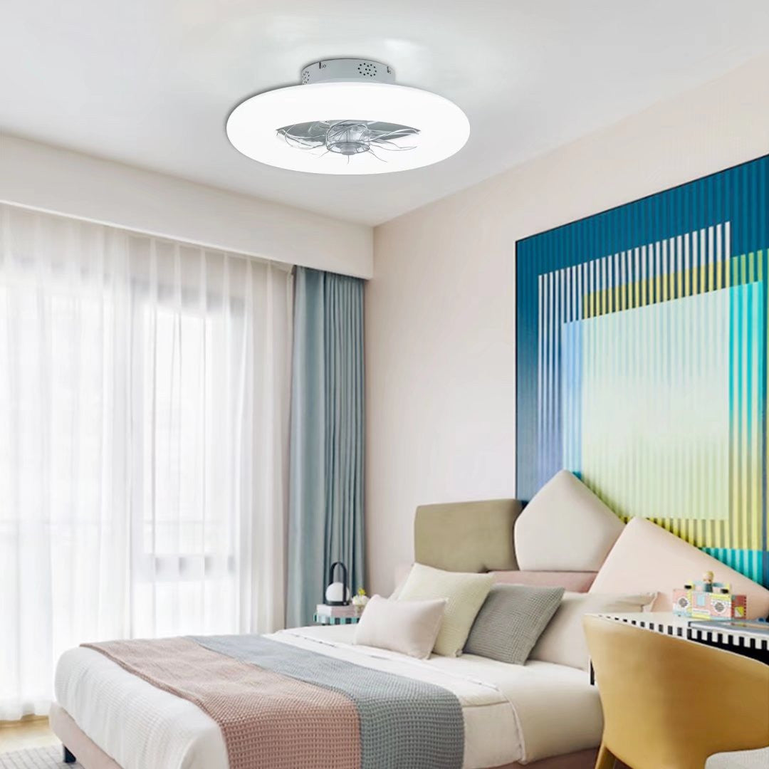 Minimalist Ceiling Fan and Light By Homeroots | Ceiling Lamps | Modishstore - 2