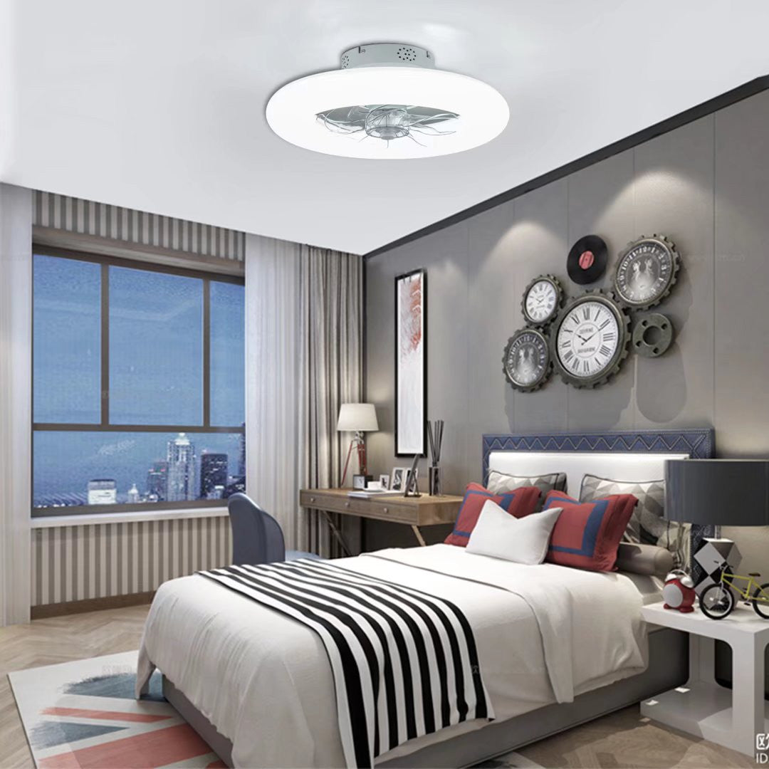 Minimalist Ceiling Fan and Light By Homeroots | Ceiling Lamps | Modishstore - 3