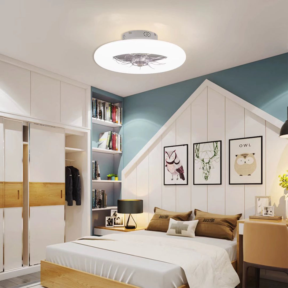 Minimalist Ceiling Fan and Light By Homeroots | Ceiling Lamps | Modishstore - 4