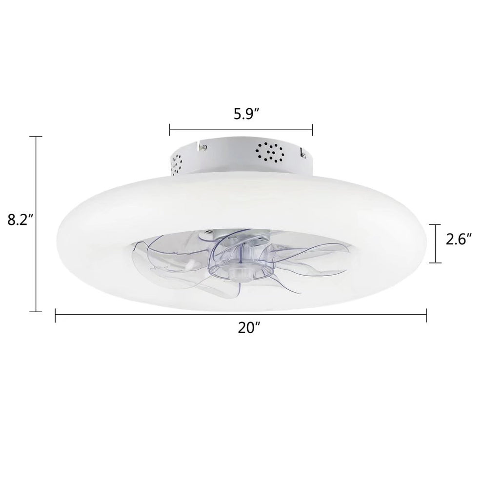 Minimalist Ceiling Fan and Light By Homeroots | Ceiling Lamps | Modishstore - 7