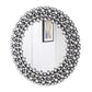 Round Diamond Jeweled Wall Mirror By Homeroots | Mirrors | Modishstore - 2