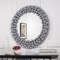 Round Diamond Jeweled Wall Mirror By Homeroots | Mirrors | Modishstore - 6