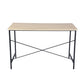 Modern Geo Oak Finish Work and Study Computer Table By Homeroots | Desks | Modishstore - 6
