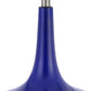 Set of Two 26” Navy Blue Glass Table Lamps By Homeroots | Table Lamps | Modishstore - 3