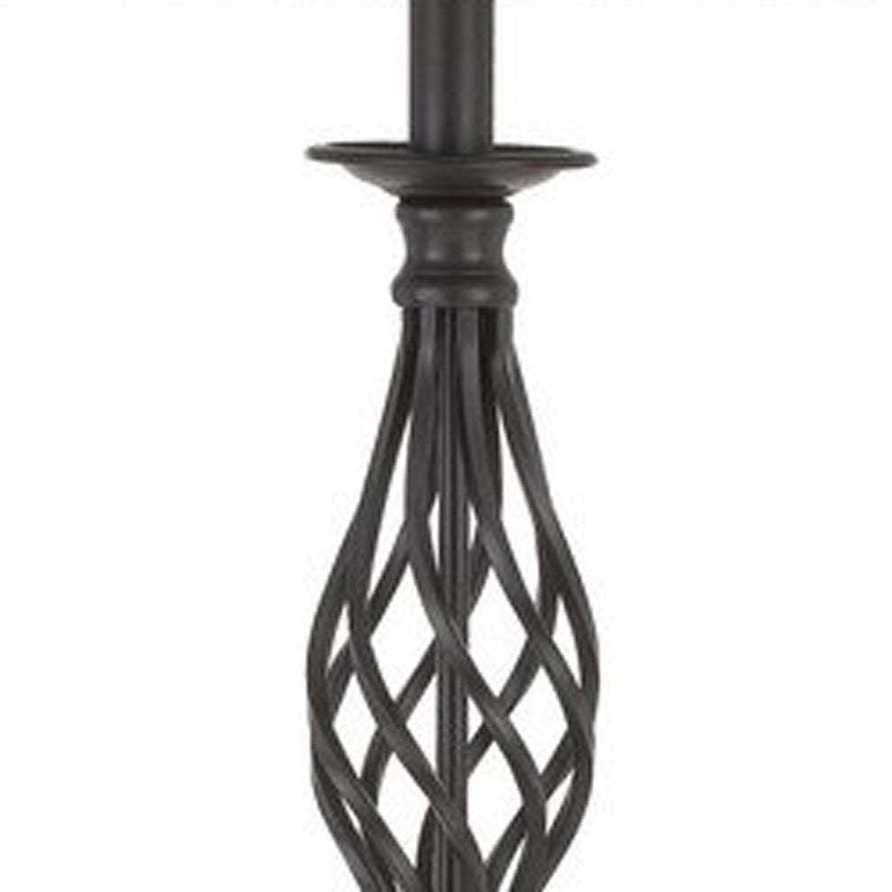 Set of Three Retro Metal Floor and Table Lamp Set By Homeroots | Table Lamps | Modishstore - 3