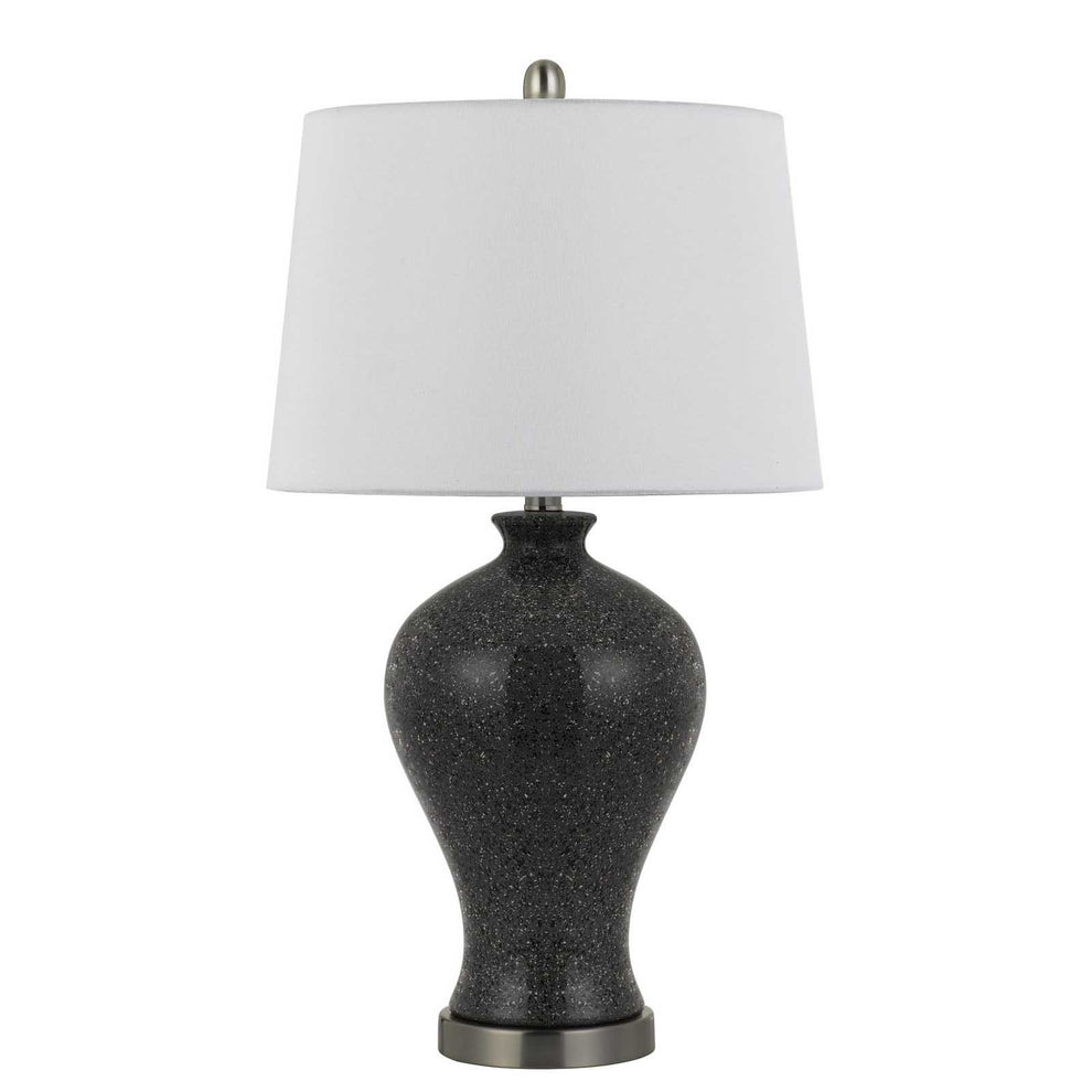 Set of Two 27” Ceramic And Marble Table Lamps By Homeroots | Table Lamps | Modishstore - 2