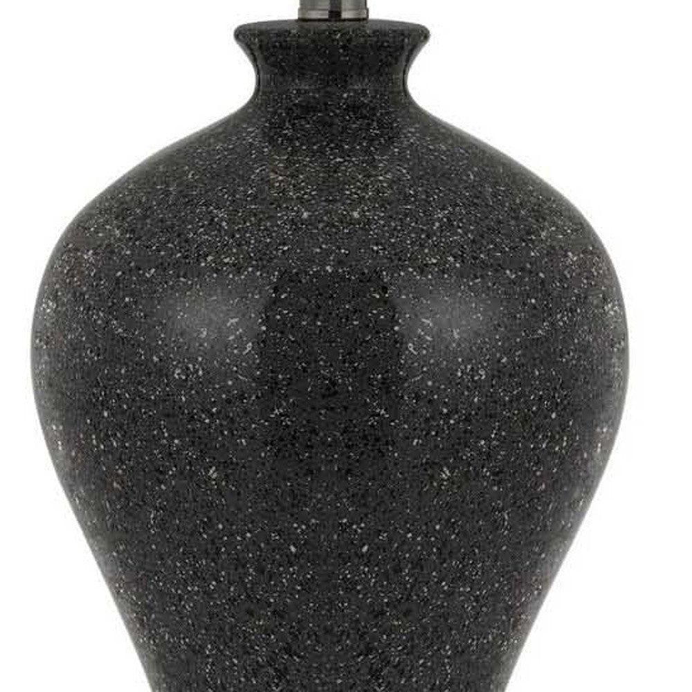 Set of Two 27” Ceramic And Marble Table Lamps By Homeroots | Table Lamps | Modishstore - 3