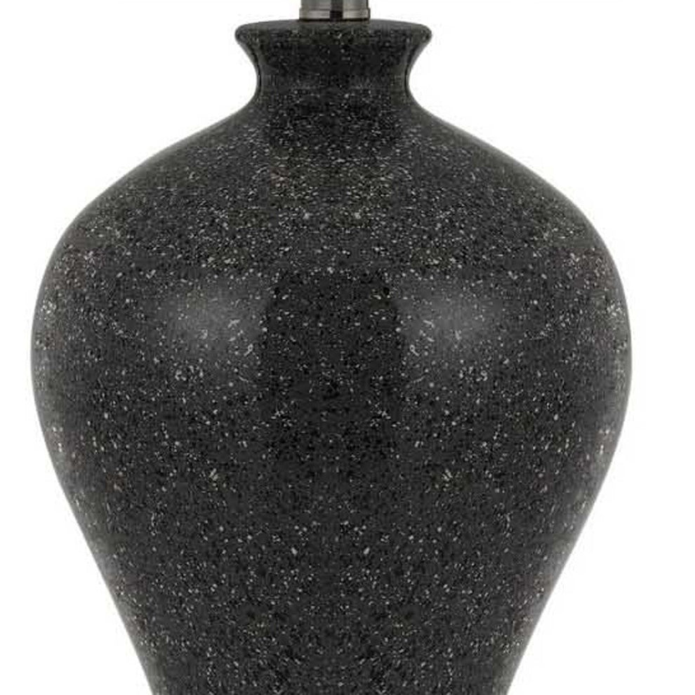 Set of Two 27” Ceramic And Marble Table Lamps By Homeroots | Table Lamps | Modishstore - 3