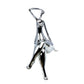Silver Women Posing Sculpture By Homeroots | Sculptures | Modishstore - 2