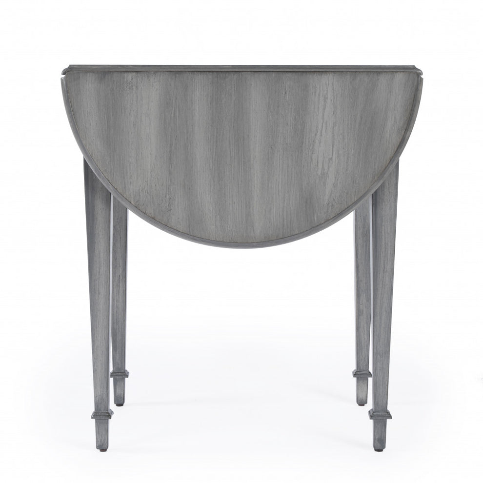 28" Grey Manufactured Wood Oval End Table With Drawer By Homeroots | End Tables | Modishstore - 5