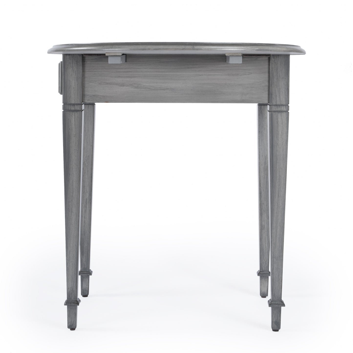 28" Grey Manufactured Wood Oval End Table With Drawer By Homeroots | End Tables | Modishstore - 6