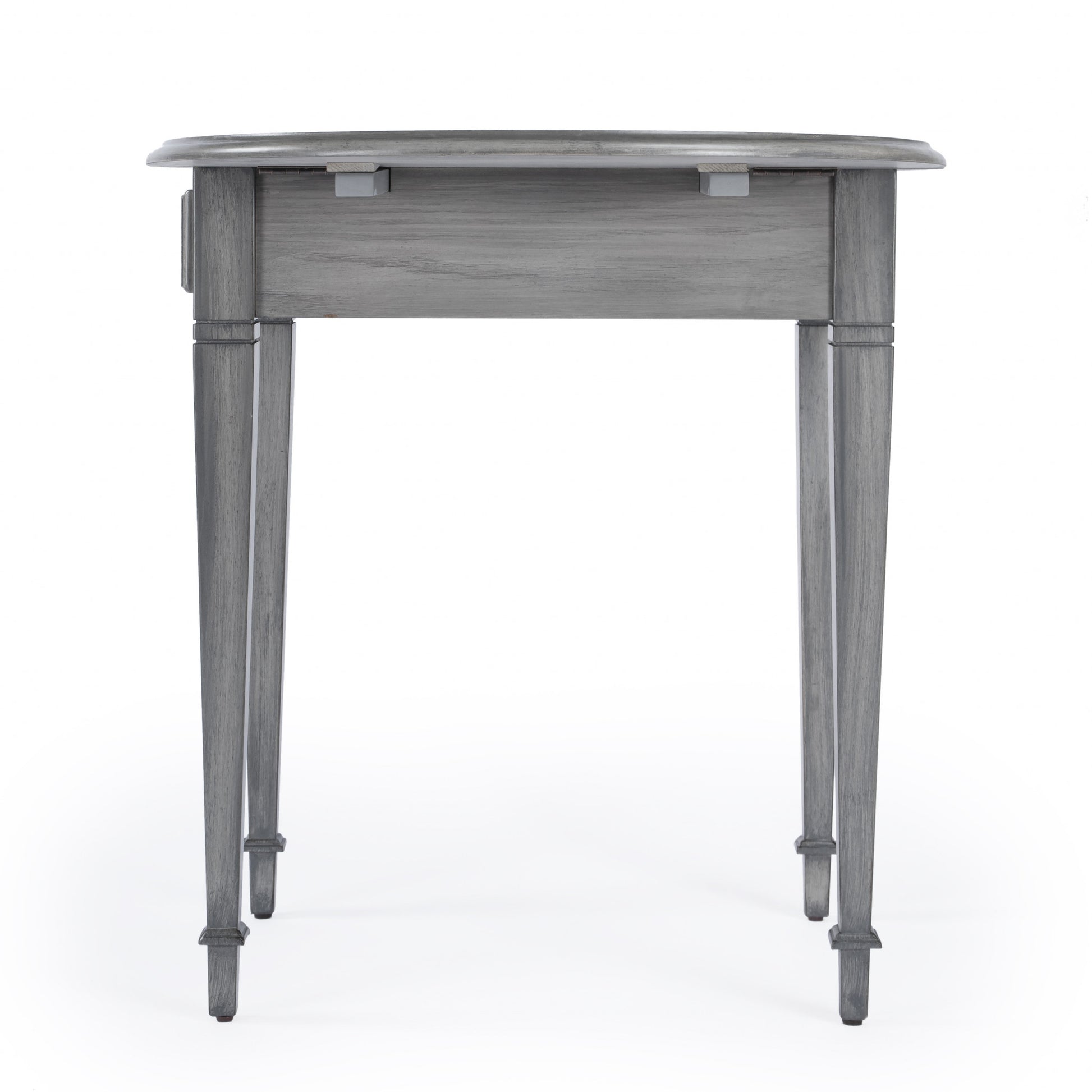 28" Grey Manufactured Wood Oval End Table With Drawer By Homeroots | End Tables | Modishstore - 6