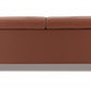 89" Black and Chrome Genuine Leather Standard Sofa By Homeroots | Sofas | Modishstore - 8