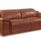 86" Camel Brown Genuine Leather Reclining Sofa By Homeroots | Sofas | Modishstore - 2