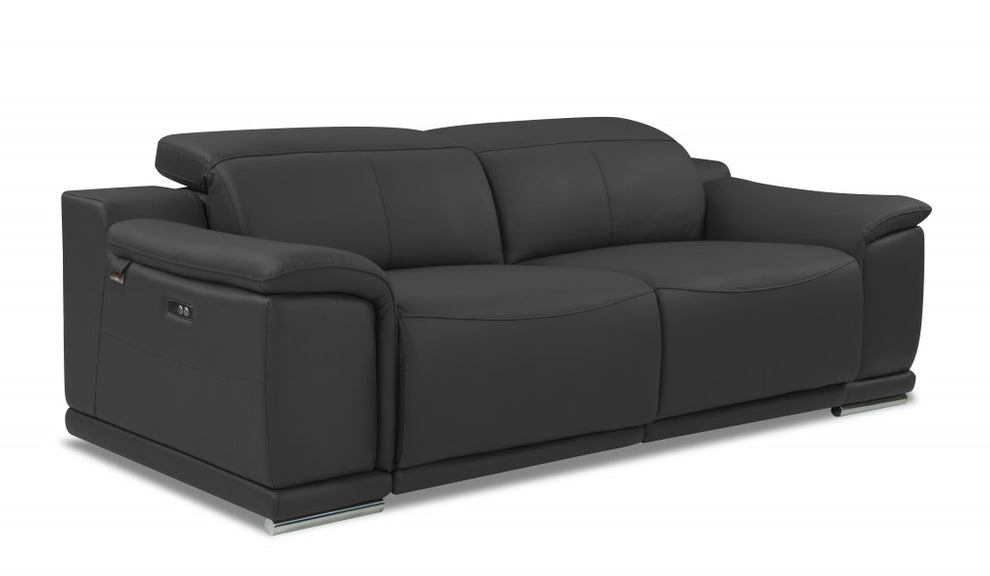 86" Camel Brown Genuine Leather Reclining Sofa By Homeroots | Sofas | Modishstore - 7