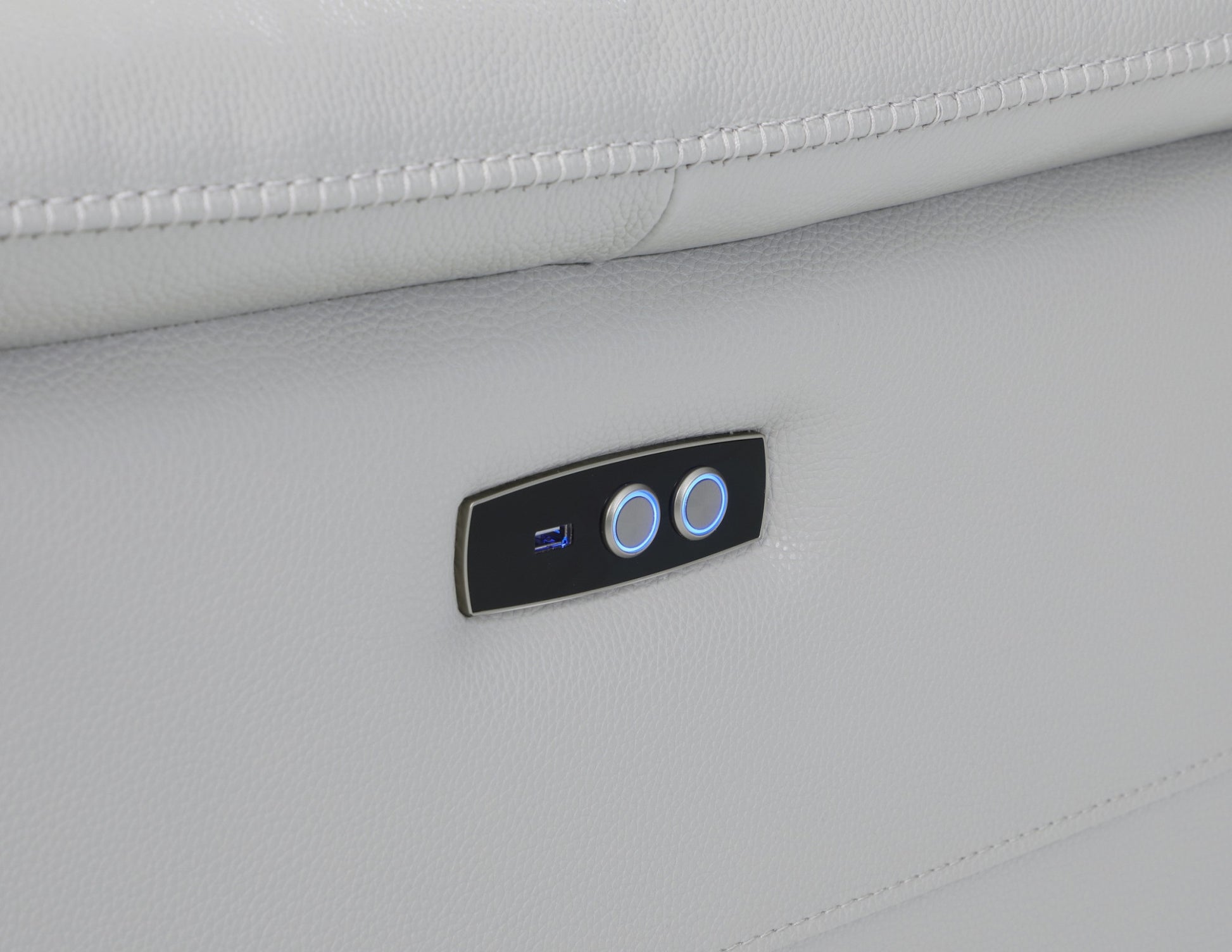 Italian Leather Power Reclining L Shaped Six Piece Corner Sectional With Console By Homeroots | Sectional | Modishstore - 8