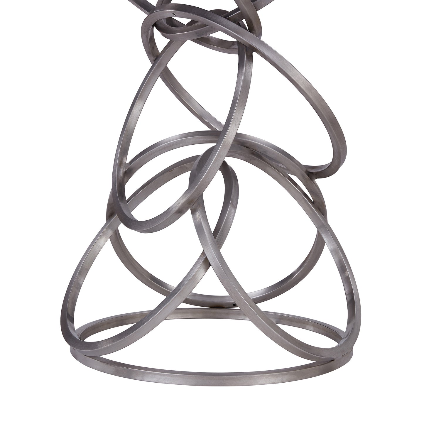 26" Gray Faux Leather And Iron Backless Counter Height Bar Chair By Homeroots | Bar Stools | Modishstore - 4