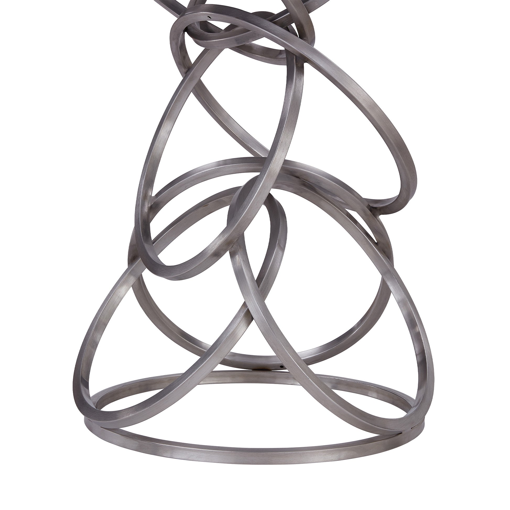 26" Gray Faux Leather And Iron Backless Counter Height Bar Chair By Homeroots | Bar Stools | Modishstore - 4