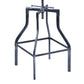 Adjustable Industrial Pine Wood Swivel Bar Stool By Homeroots | Bar Stools | Modishstore - 5