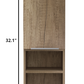 32” Modern Light Oak Medicine Cabinet By Homeroots | Cabinets | Modishstore - 4