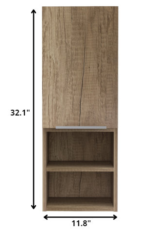 32” Modern Light Oak Medicine Cabinet By Homeroots | Cabinets | Modishstore - 4