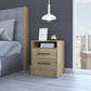 Sophisticated and Stylish Light Grey Nightstand By Homeroots | Nightstands | Modishstore