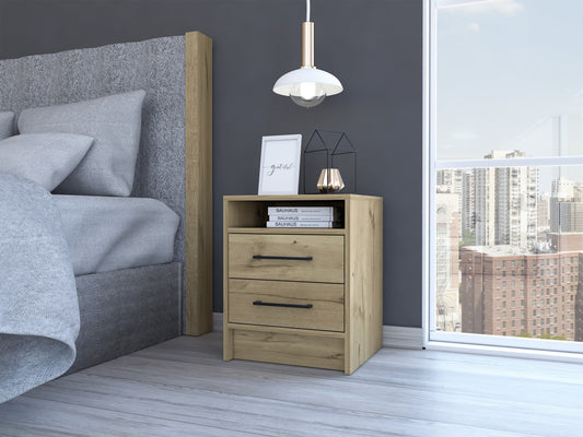 Sophisticated and Stylish Light Grey Nightstand By Homeroots | Nightstands | Modishstore