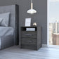 Sophisticated and Stylish Light Grey Nightstand By Homeroots | Nightstands | Modishstore - 5
