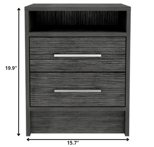 Sophisticated and Stylish Light Grey Nightstand By Homeroots | Nightstands | Modishstore - 8