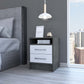 Sophisticated and Stylish Light Grey Nightstand By Homeroots | Nightstands | Modishstore - 9