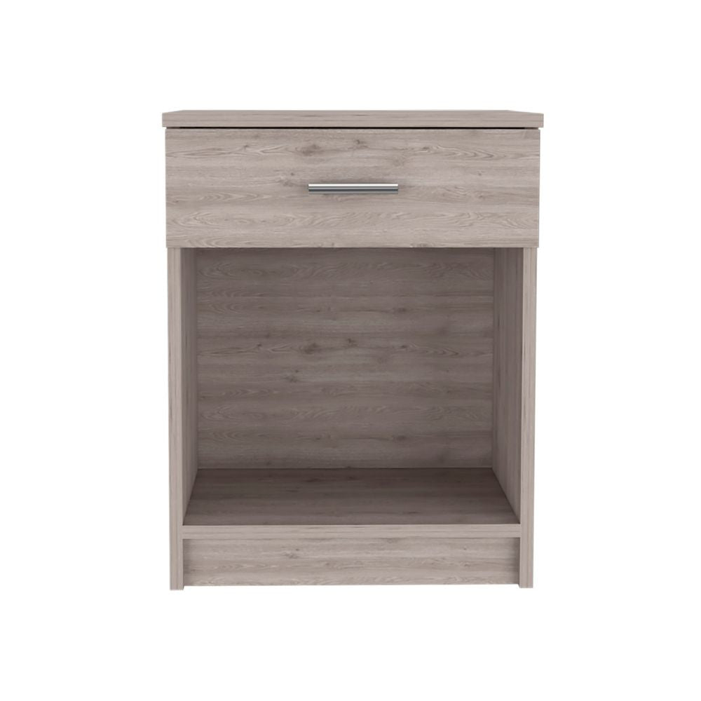 Sophisticated and Stylish Light Grey Eco Nightstand By Homeroots | Nightstands | Modishstore - 2
