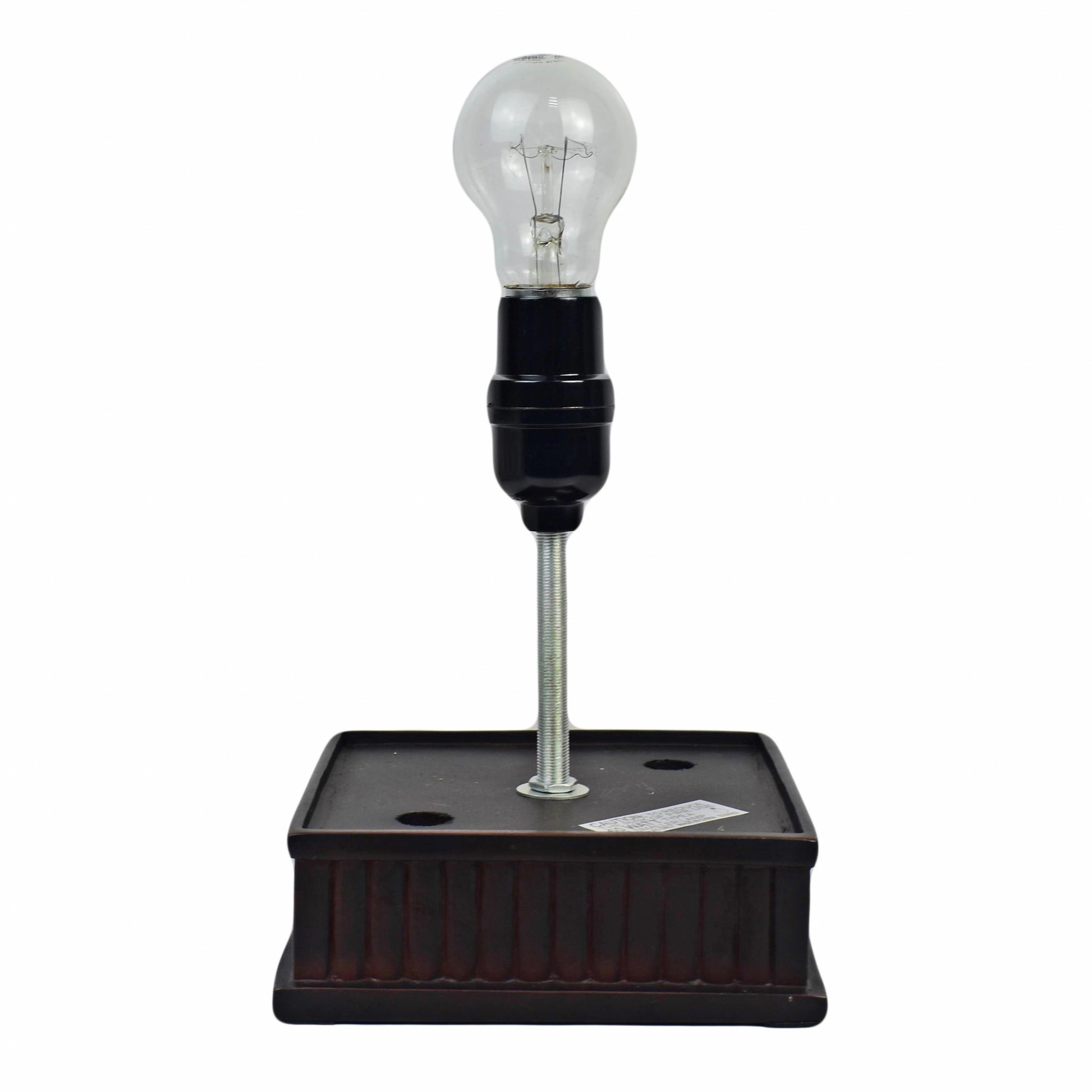 18" Tiffany Style Jeweled Dark Brown Base Table Lamp By Homeroots | Table Lamps | Modishstore - 4