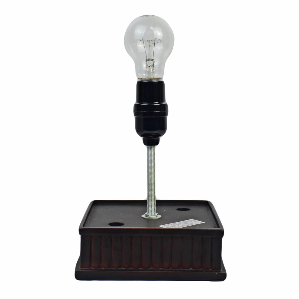 18" Tiffany Style Jeweled Dark Brown Base Table Lamp By Homeroots | Table Lamps | Modishstore - 4