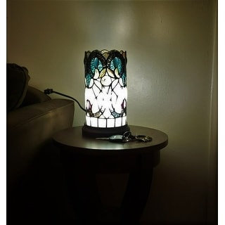 11" Tiffany Style Vintage Antique Accent Table Lamp By Homeroots | Table Lamps | Modishstore - 6
