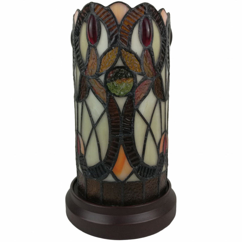 11" Tiffany Style Floral Vintage Accent Table Lamp By Homeroots | Table Lamps | Modishstore - 2