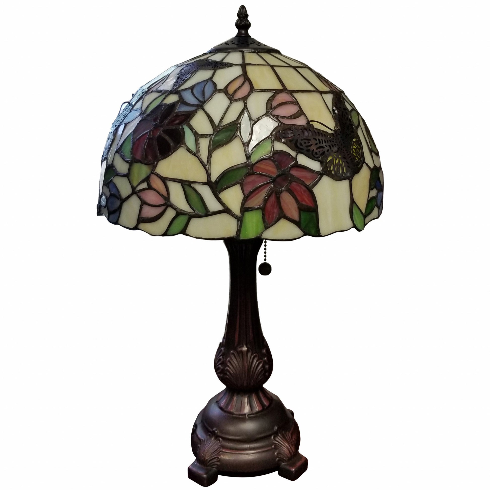 19" Tiffany Style Butterfly Table Lamp By Homeroots | Table Lamps | Modishstore - 4