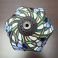 15" Tiffany Style Blue Floral Table Lamp By Homeroots | Table Lamps | Modishstore - 5
