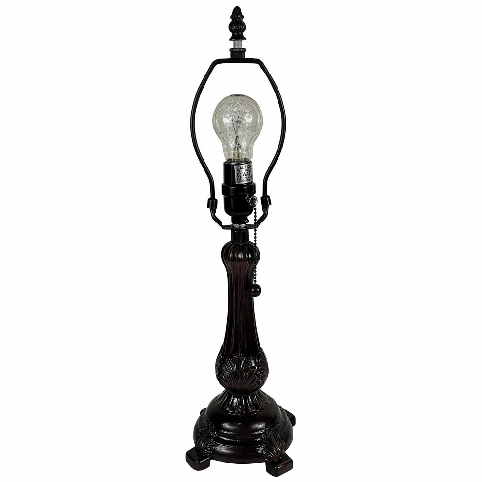 19" Tiffany Style Red Tulips Table Lamp By Homeroots | Table Lamps | Modishstore - 5