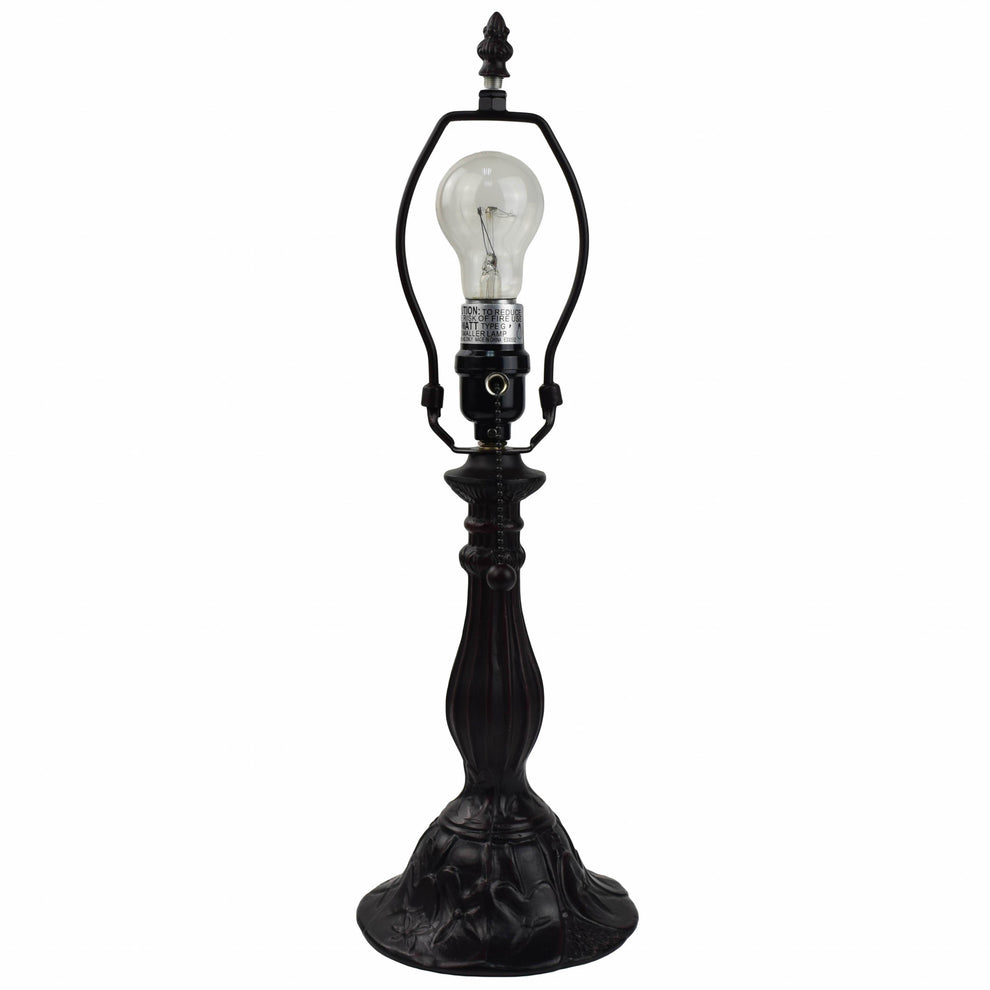 18" Tiffany Style Floral Table Lamp By Homeroots | Table Lamps | Modishstore - 4