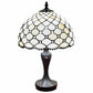 19" Tiffany Style Jeweled Glass Shade Table Lamp By Homeroots | Table Lamps | Modishstore