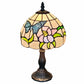 15" Tiffany Style Stained Glass Blue Butterfly Table Lamp By Homeroots | Table Lamps | Modishstore - 2