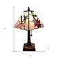 15" Tiffany Style Red Floral Hummingbird Table Lamp By Homeroots | Table Lamps | Modishstore - 5
