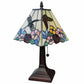 15" Tiffany Style Hummingbird Multi Flower Table Lamp By Homeroots | Table Lamps | Modishstore - 2