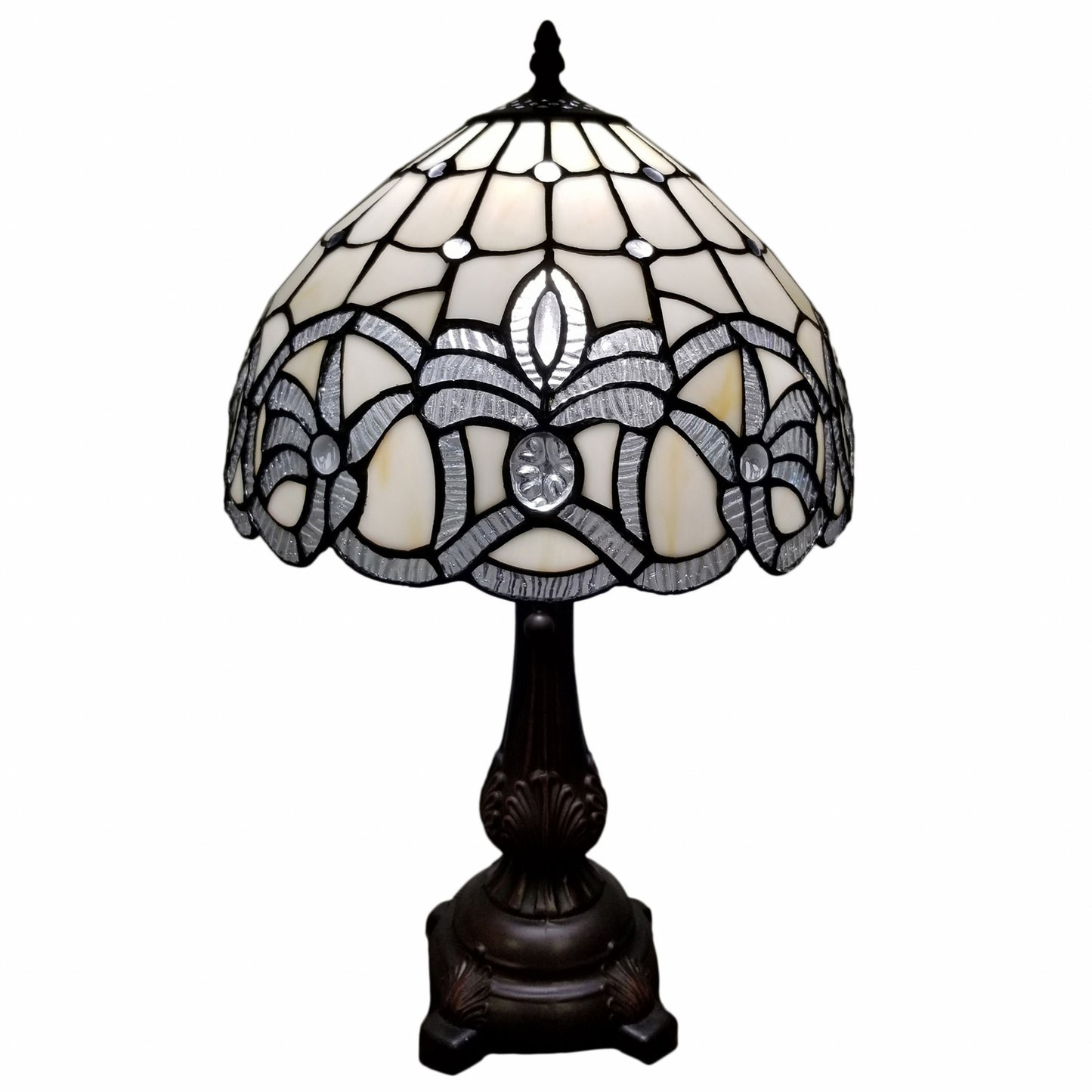 19" Tiffany Style Antique Vintage Table Lamp By Homeroots | Table Lamps | Modishstore - 2