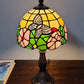 15" Tiffany Style Floral Butterfly Table Lamp By Homeroots | Table Lamps | Modishstore