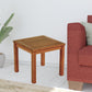 18" Brown Solid Wood Square End Table By Homeroots | End Tables | Modishstore